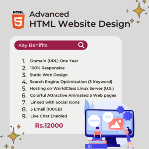 Advance HTML website designing
